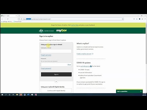 Using MyGov and Online Services for Individuals
