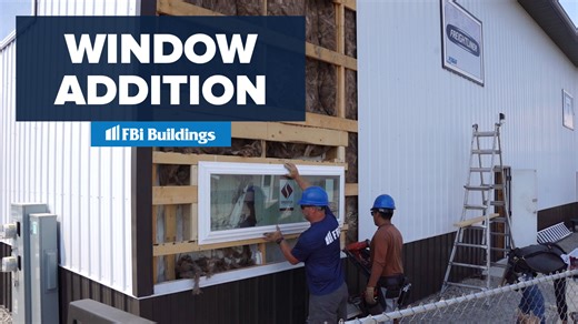 Post-Frame Construction Crew Foreman Nick Boyd explains how to install windows on an existing pole barn. 🛠️ Don't forget to like and subscribe to the Post-frame Channel on YouTube. 👍 | FBi Buildings, Inc.