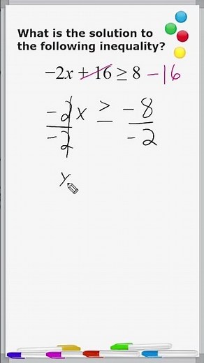 Solving Inequalities And Reversing The Sign