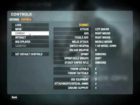 Call of Duty:Black Ops Best PC Controls