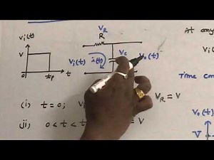 Low pass R-C circuit - Pulse input - Linear Wave Shaping