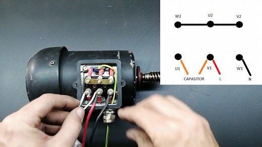 How to Run Three Phase Motor on Single Phase Power Supply | Electrical4u