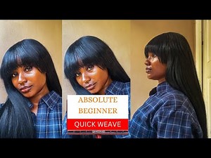 How to Install a Bang Fringe Quick Weave | Fast & Easy for Beginners