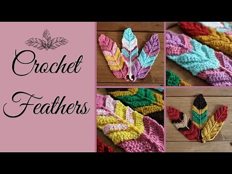 Feathers Crochet Tutorial | Easy Crochet