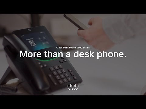 More than a desk phone | Cisco Desk Phone 9800 Series