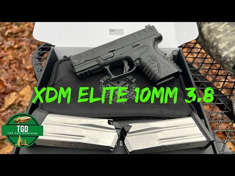 Springfield XDM 10mm Elite 3.8 Shooting and Reviewing