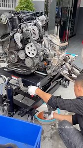 112K views · 1.3K reactions | Audi Engine Engine Disassembly. #mechanic #auto #mechanicmike #automobile #automechanic | Mechanic Mike | Facebook