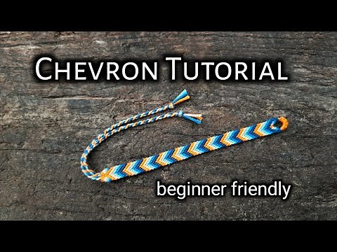 CHEVRON FRIENDSHIP BRACELET TUTORIAL (in depth and beginner friendly) || friendship bracelets