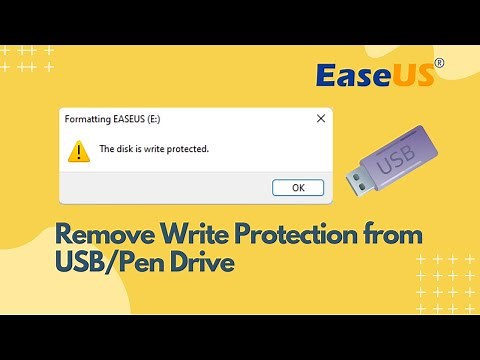 How to Remove Write Protection from USB