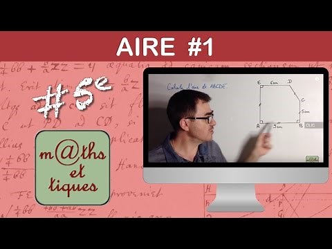 Calculer une aire - Cinquième