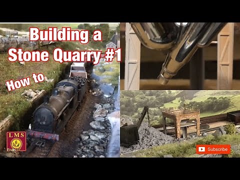 Building a Model Railway - how to make a Stone Quarry - Part 1