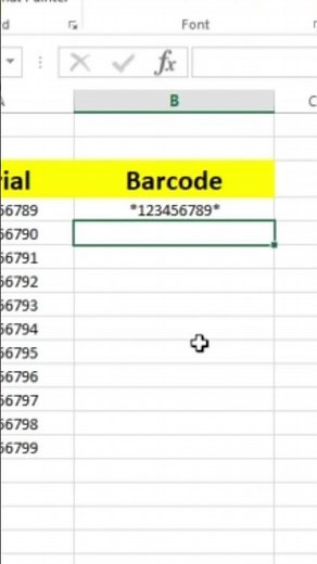 How to Create Barcodes in Excel | No Software Needed!
