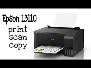 Epson L3110 | Print Scan Copy | how to initialize