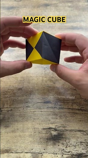 EASY ORIGAMI MAGIC CUBE TUTORIAL | DIY MAGIC CUBE ORIGAMI STEP BY STEP EASY TUTORIAL PAPER CRAFT ART