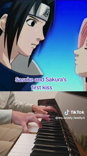 Sasuke and Sakura's First Kiss in Naruto