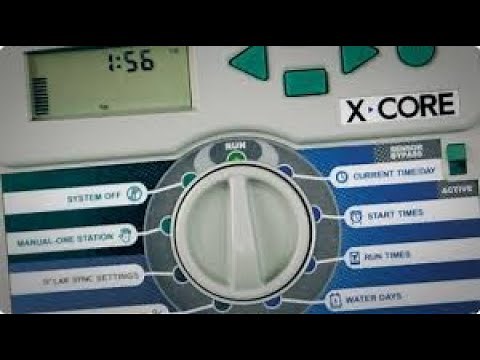 Hunter X-Core Programming Overview and Setting Sprinkler time