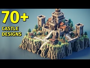 70+ Minecraft Castle Designs For Survival Minecraft