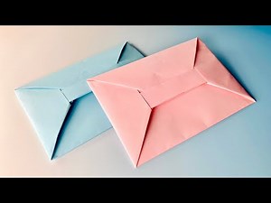 【A4 コピー用紙 1枚 のりはさみ不要】簡単 封筒 作り方 How to make A4 Envelope Tutorial (No Glue / No Tape / No Scissors)