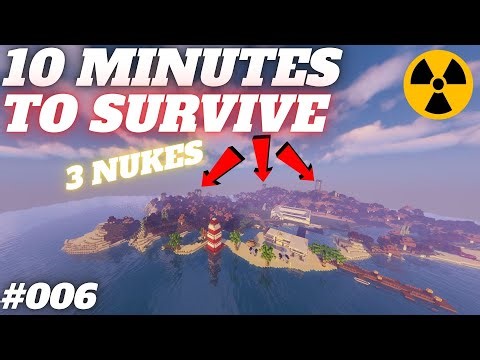 Minecraft: 10 Minutes To Survive A Nuke Using Lucky Block Items!
