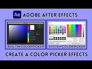 How To Create a Color Picker Effects in After Effects