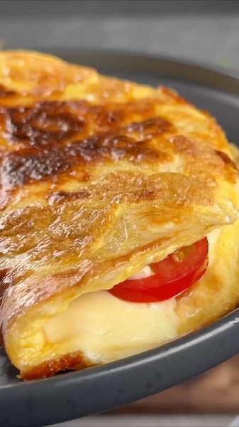 YOU NEED TO TRY THIS TOMATO CHEESE TORTILLA!