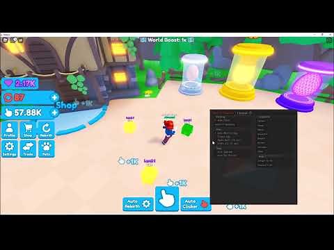 Roblox Rebirth Champions X Script (AutoClick, AutoRebirth GamePass, Auto Triple Eggs, AutoCraft)