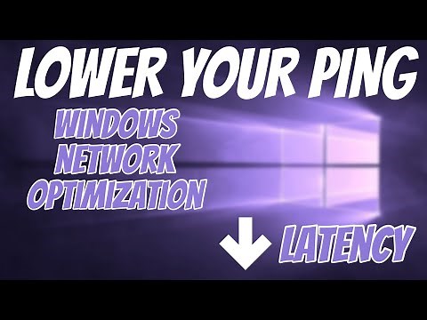LOWER YOUR PING !! Windows Network Optimization | Lower Latency + Lower Input Lag While Gaming