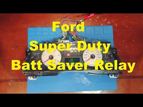 Ford SuperDuty Battery Saver Relay Cluster Repair
