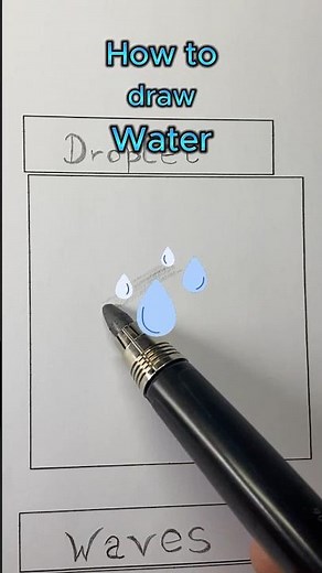 How to Draw Water in 4 Different Ways – Easy Pencil Drawing