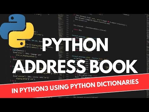 Python Project for Beginners|Build Address Book Python| #python #pythonprojects #pythonforbeginners