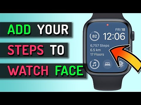 Display STEPS Count on Apple Watch Face... THE EASY WAY!