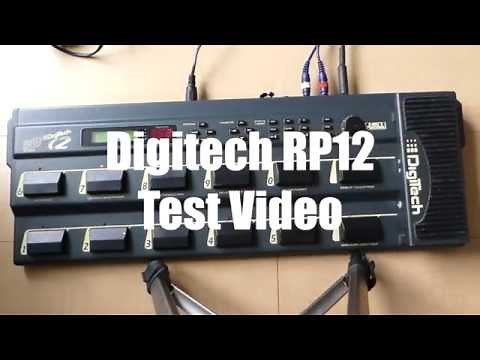 Digitech RP12 Test Video
