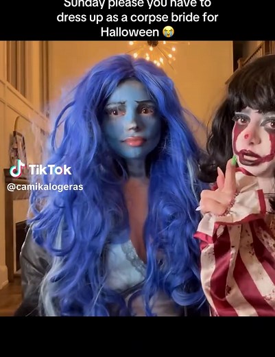 Corpse Bride Halloween Makeup Tutorial by Eliana Kalogeras