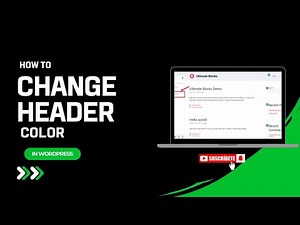 How To Change Header Color in WordPress (Beginner Tutorial)