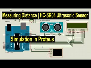 Simulation of HC SR04 Ultrasonic Sensor | with Arduino in Proteus to Measure Distance