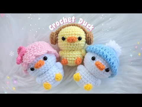 How to Crochet a Duck Part 1 / Easy amigurumi for beginners