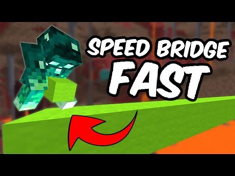 How To Speed Bridge In Minecraft 1.20 (How To Get Better At Speed Bridging)