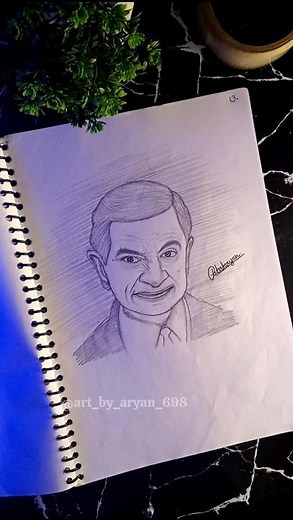 Mr Bean Drawing ❤️ #mrbean #sketch #art #shorts #trending #mrbean #drawing #youtubeshorts