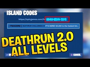 Cizzorz DEATHRUN 2.0 CODE + ALL Levels WALKTHROUGH! (Fortnite Cizzorz Deathrun 2.0 CODE)