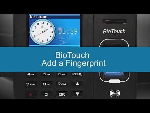 BioTouch - How to Add a Fingerprint