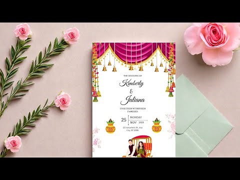 Design Your Own FREE Wedding Invitation Card with CANVA Now?