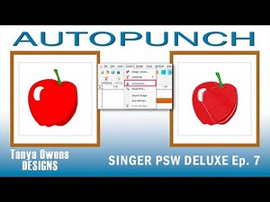 How to Automatically Create Embroidery Designs with PSW Deluxe: Autopunch