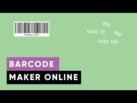 Online Barcode Generator : How to Create a Free Barcode