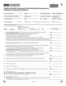 2020 Form MN DoR M1PR Fill Online, Printable, Fillable, Blank - pdfFiller