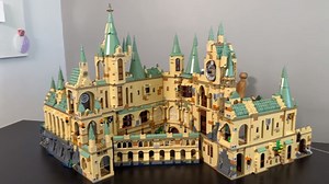 closer look at the combined LEGO Harry Potter Hogwarts