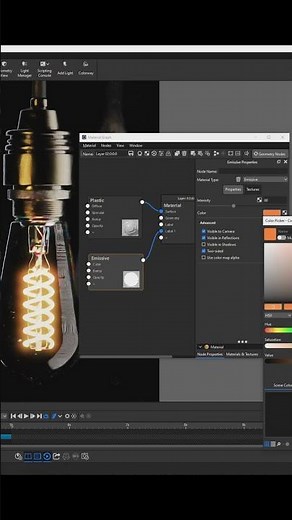 Animating light in KeyShot Studio #3drender #keyshot #keyshot3d