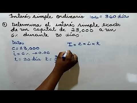 INTERES SIMPLE ORDINARIO
