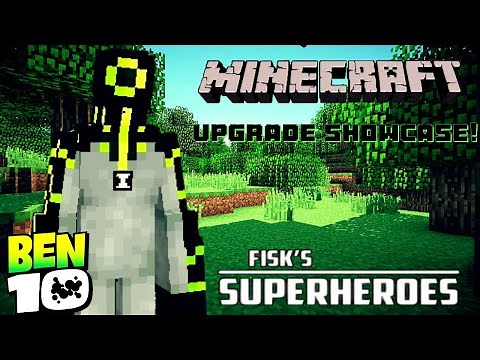 Minecraft Ben 10 Fisk Superhero's Mod! | The Melon Farm Omnitrix Update!