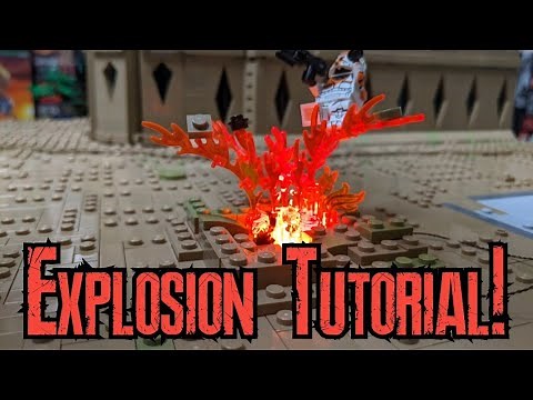 LEGO Explosion Tutorial | How To Build And Light Up Explosions