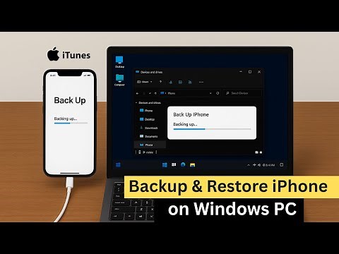 Back Up and Restore an iPhone on Windows PC [with iTunes]